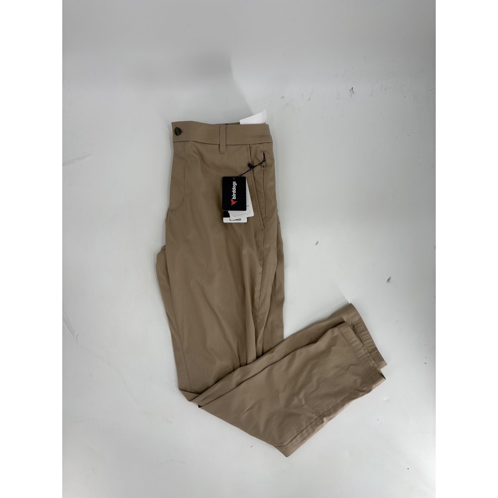 Birddogs Mens Unlined Stretch Khakis Beige Pants 32x30 New